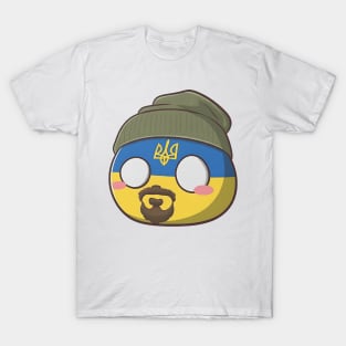 Ukraineball Countryball Budanov Polandball T-Shirt